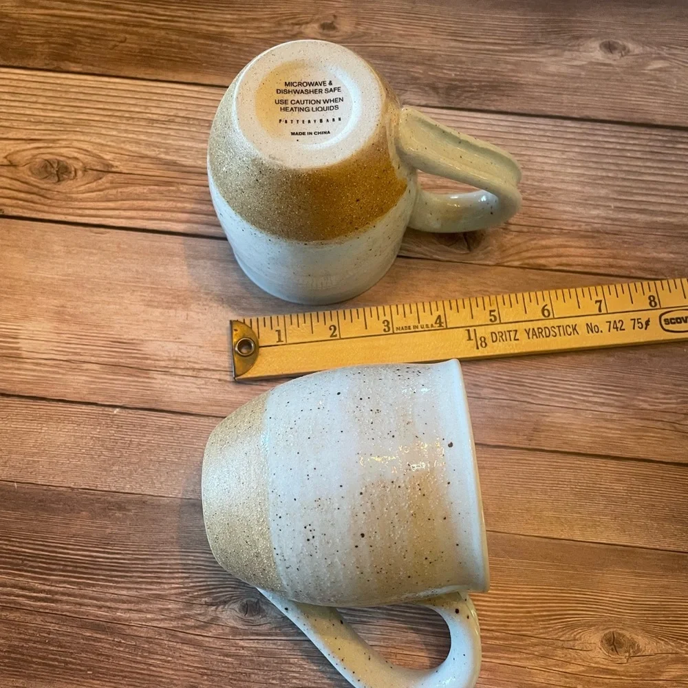 Pottery Barn | Portland Stoneware Mugs ~ set of 2
